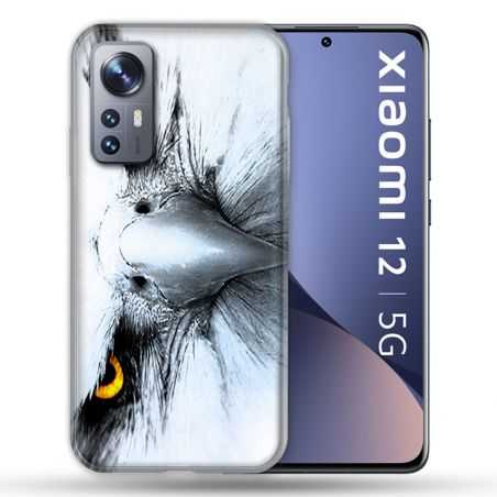 Coque Pour Xiaomi 12 Animal Aigle Royal Blanc