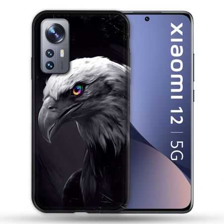 Coque Pour Xiaomi 12 Animal Aigle Royal Noir