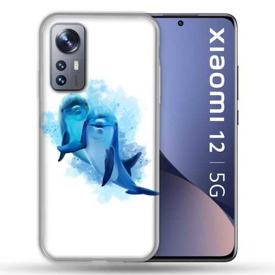 Coque Pour Xiaomi 12 Animal Dauphin Duo