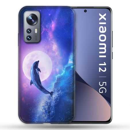 Coque Pour Xiaomi 12 Animal Dauphin Vague