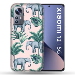 Coque Pour Xiaomi 12 Animal Elephant Pattern