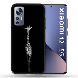 Coque Pour Xiaomi 12 Animal Girafe Noire