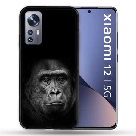 Coque Pour Xiaomi 12 Animal Gorille Noir