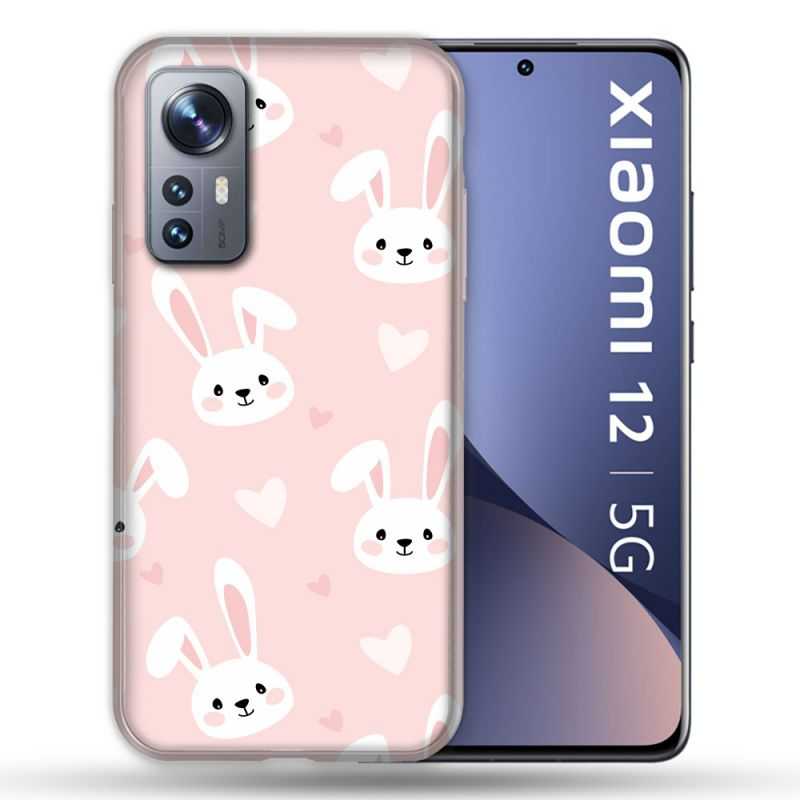 Coque Pour Xiaomi 12 Animal Lapin Rose