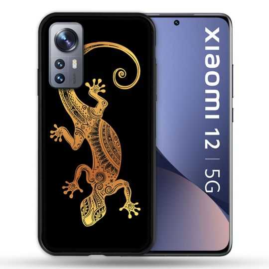 Coque Pour Xiaomi 12 Animal Lezard Noir