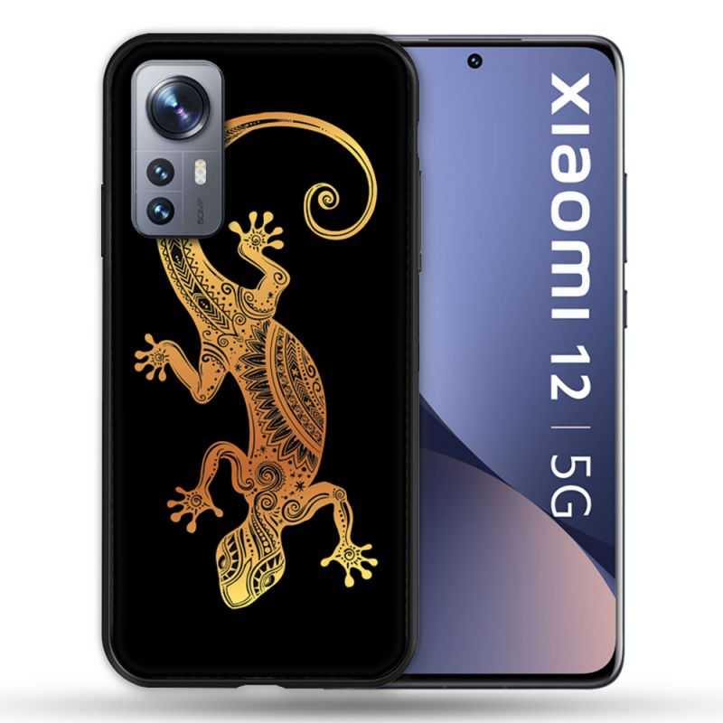 Coque Pour Xiaomi 12 Animal Lezard Noir