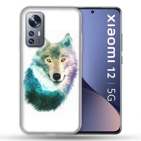 Coque Pour Xiaomi 12 Animal Loup Montagne