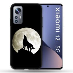 Coque Pour Xiaomi 12 Animal Loup Noir