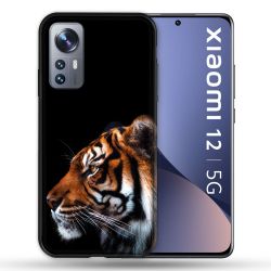 Coque Pour Xiaomi 12 Animal Tigre Noir