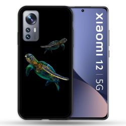 Coque Pour Xiaomi 12 Animal Tortue Noire multicolore