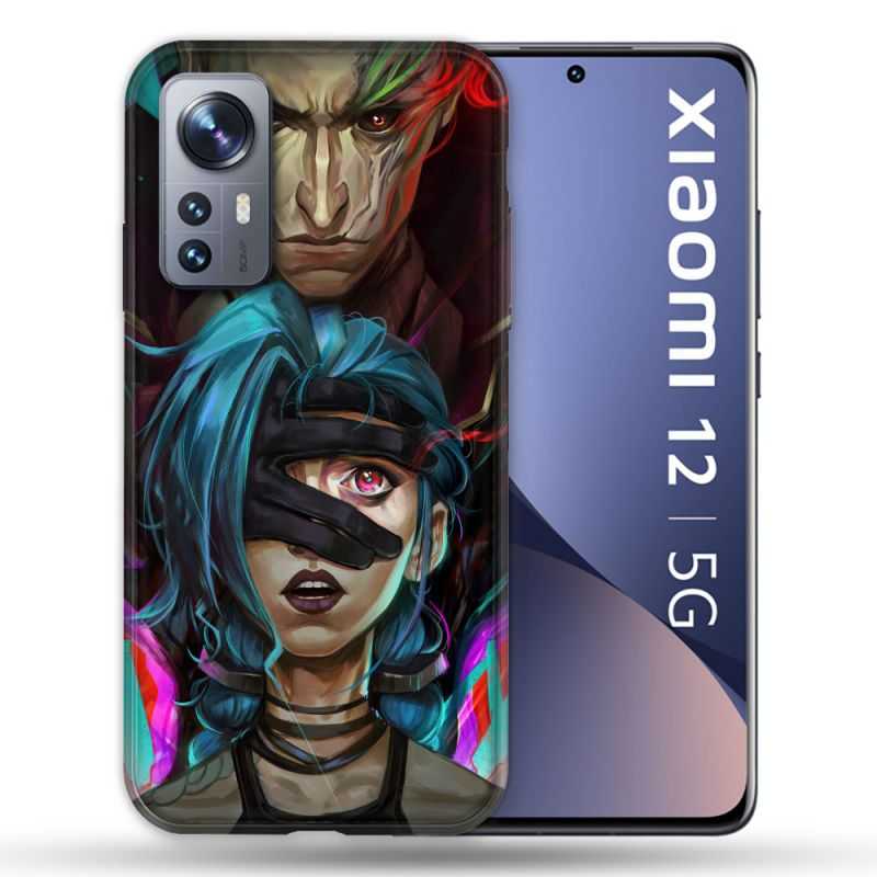 Coque Pour Xiaomi 12 Arcane Jynx Bleu
