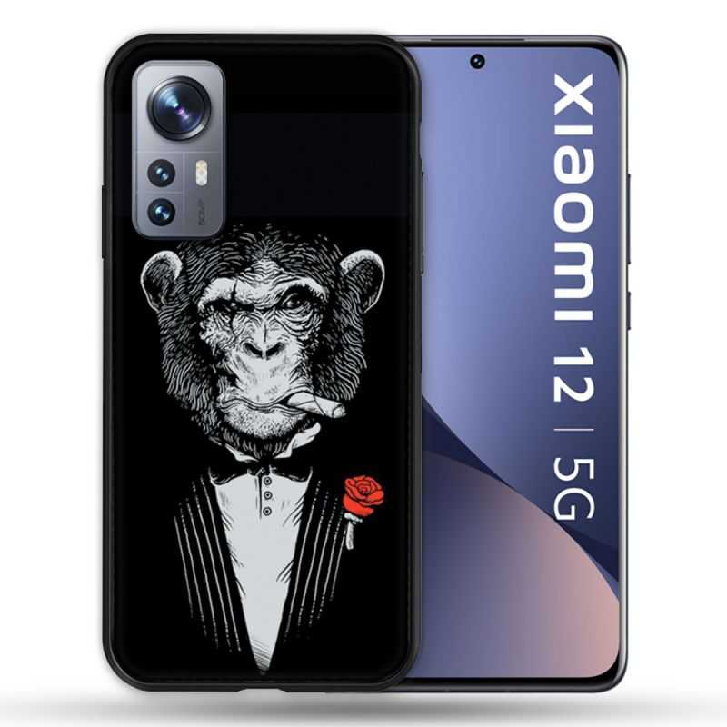 Coque Pour Xiaomi 12 Decale Singe Mafia