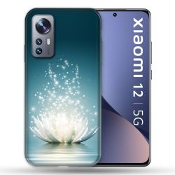 Coque Pour Xiaomi 12 Fleur Lotus Blanc