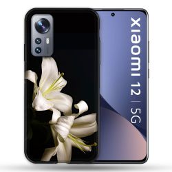 Coque Pour Xiaomi 12 Fleur Lys Noir