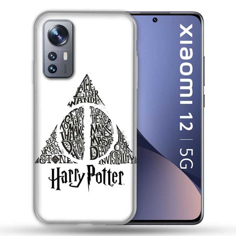 Coque Pour Xiaomi 12 Harry Potter Hollows triangle Blanc