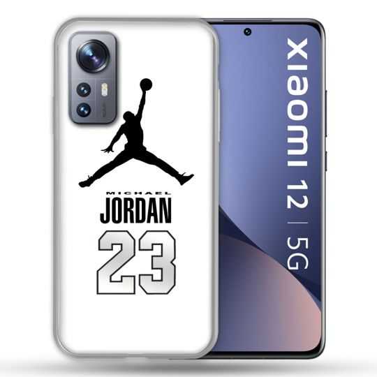 Coque Pour Xiaomi 12 Jordan 23 Blanc