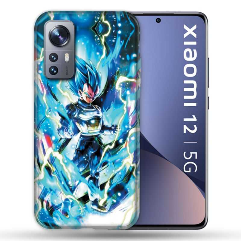 Coque Pour Xiaomi 12 Manga Dragon Ball Vegeta Bleu