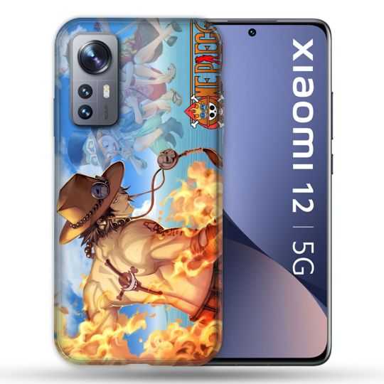 Coque Pour Xiaomi 12 Manga One Piece Ace Color