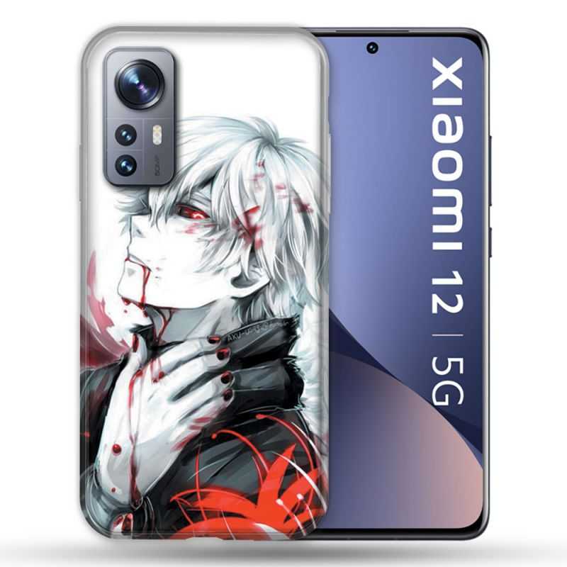 Coque Pour Xiaomi 12 Manga Tokyo Ghoul Kaneki Blanc