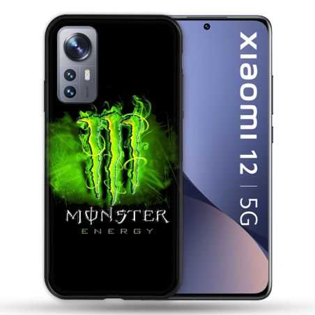 Coque Pour Xiaomi 12 Monster Energy Vert