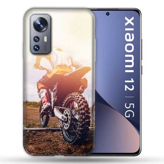 Coque Pour Xiaomi 12 Moto Cross Soleil