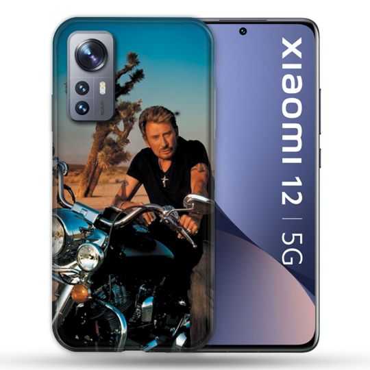 Coque Pour Xiaomi 12 Musique Johnny Hallyday Moto