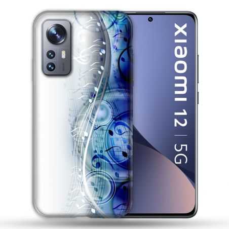 Coque Pour Xiaomi 12 Musique Partition Vague