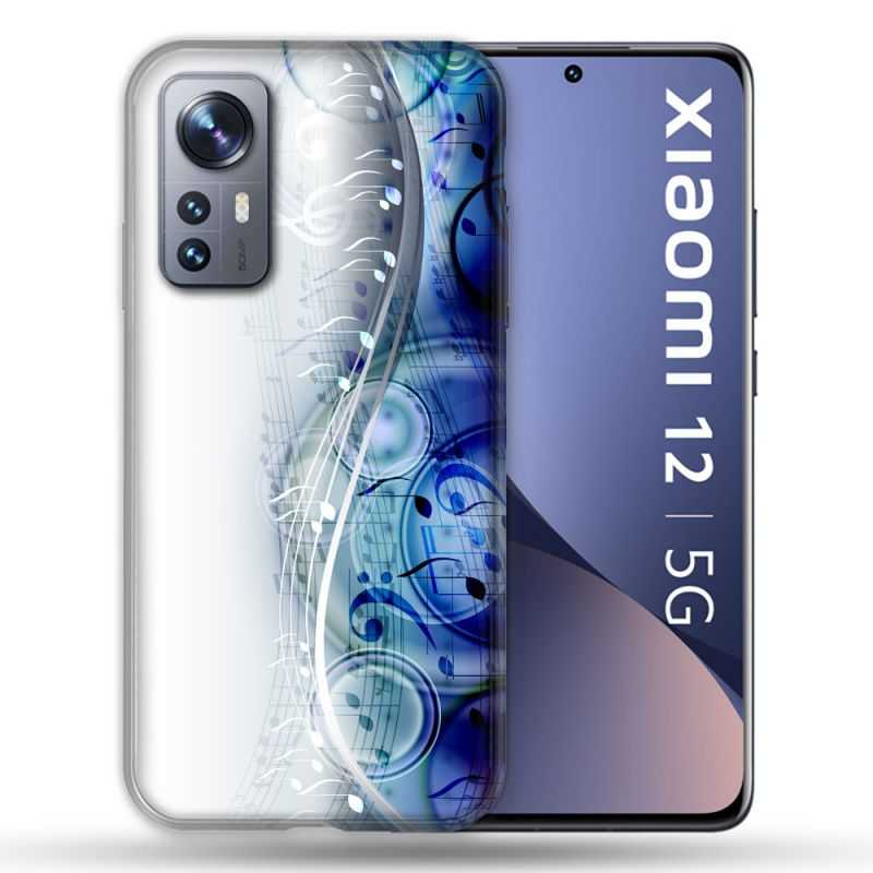 Coque Pour Xiaomi 12 Musique Partition Vague