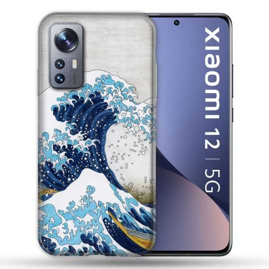 Coque Pour Xiaomi 12 Peinture La Grande Vague