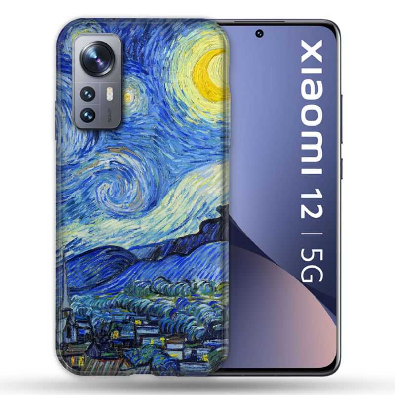 Coque Pour Xiaomi 12 Peinture La nuit étoilée
