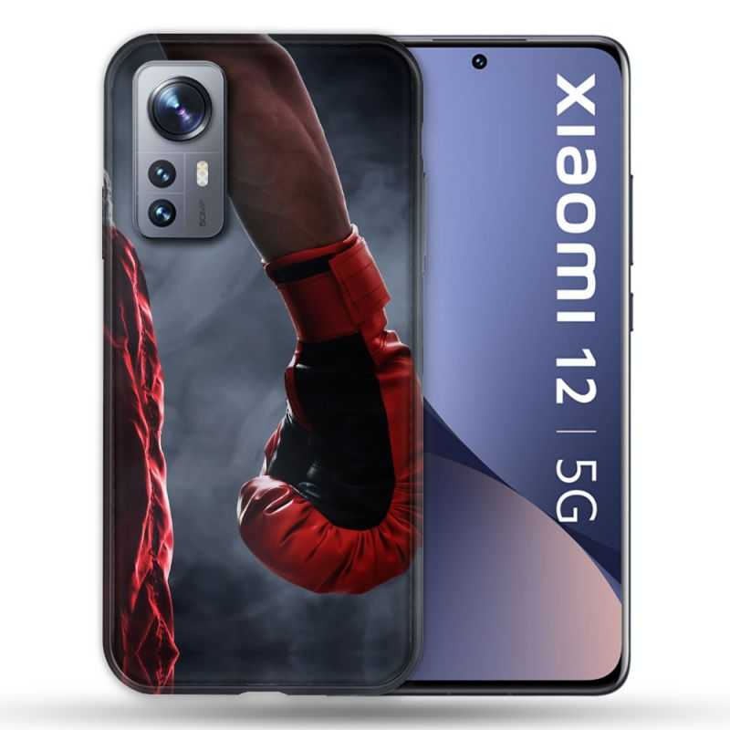 Coque Pour Xiaomi 12 Sport Boxe Gant Rouge