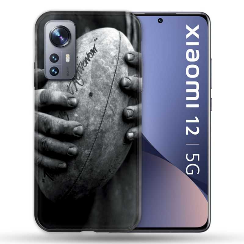 Coque Pour Xiaomi 12 Sport Rugby Ballon Vintage