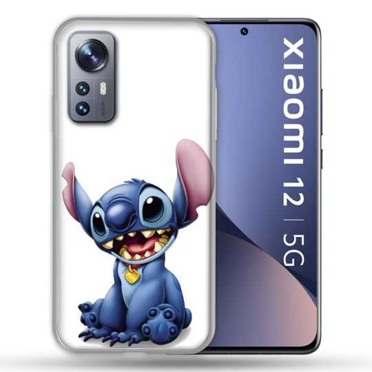 Coque Pour Xiaomi 12 Stitch Blanc