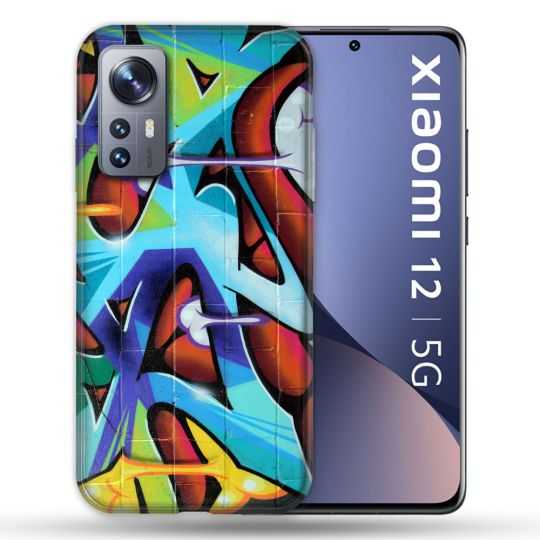 Coque Pour Xiaomi 12 Street Art Graf Color