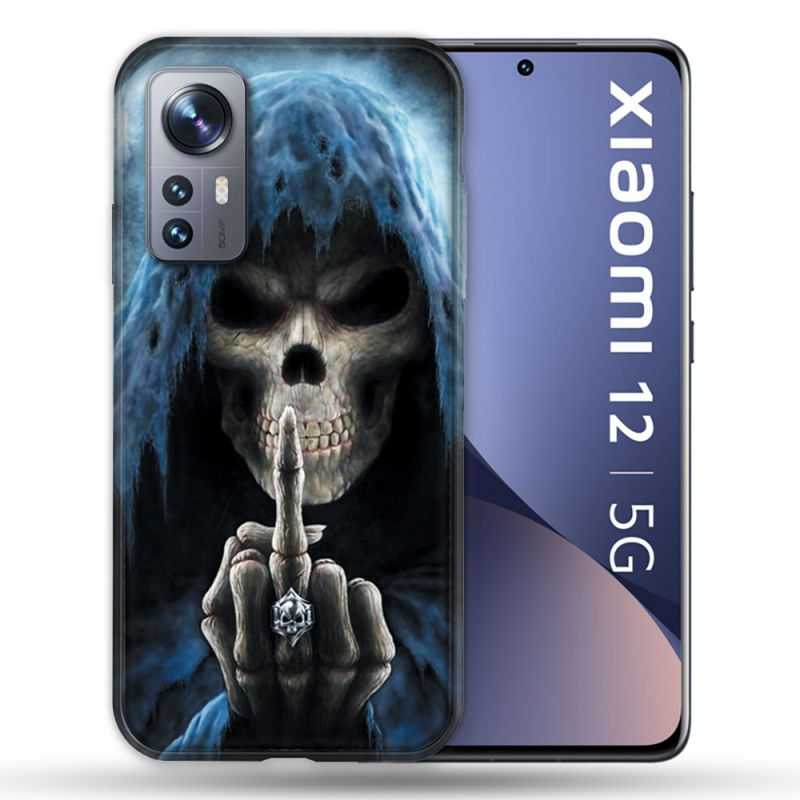 Coque Pour Xiaomi 12 Tete de Mort Doigt