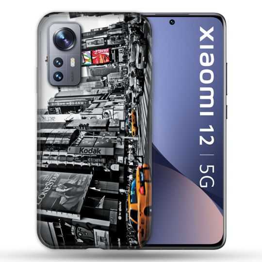 Coque Pour Xiaomi 12 Voyage Amerique USA New York Taxi