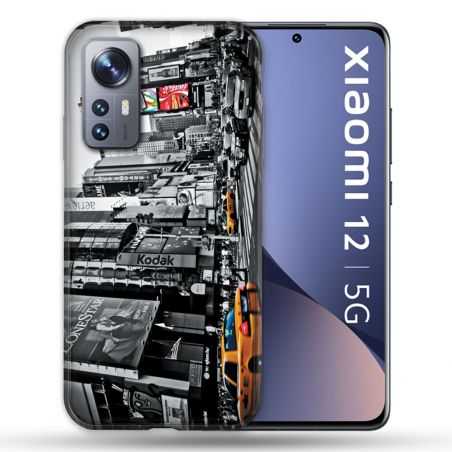 Coque Pour Xiaomi 12 Voyage Amerique USA New York Taxi