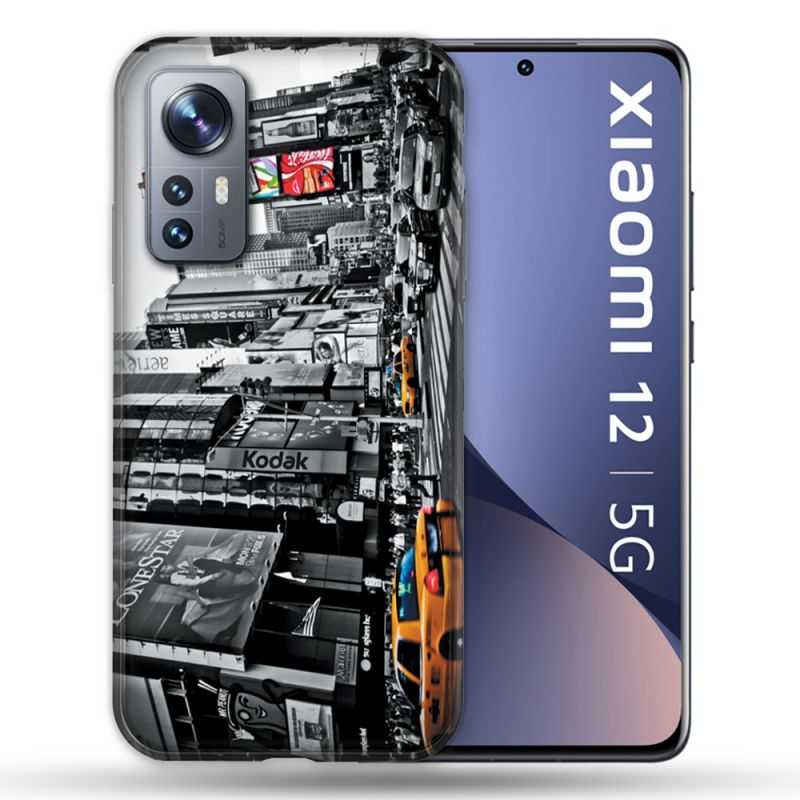 Coque Pour Xiaomi 12 Voyage Amerique USA New York Taxi