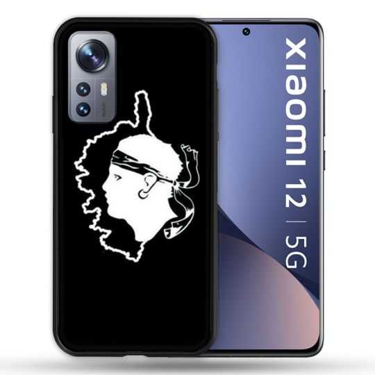 Coque Pour Xiaomi 12 Voyage Corse Noir