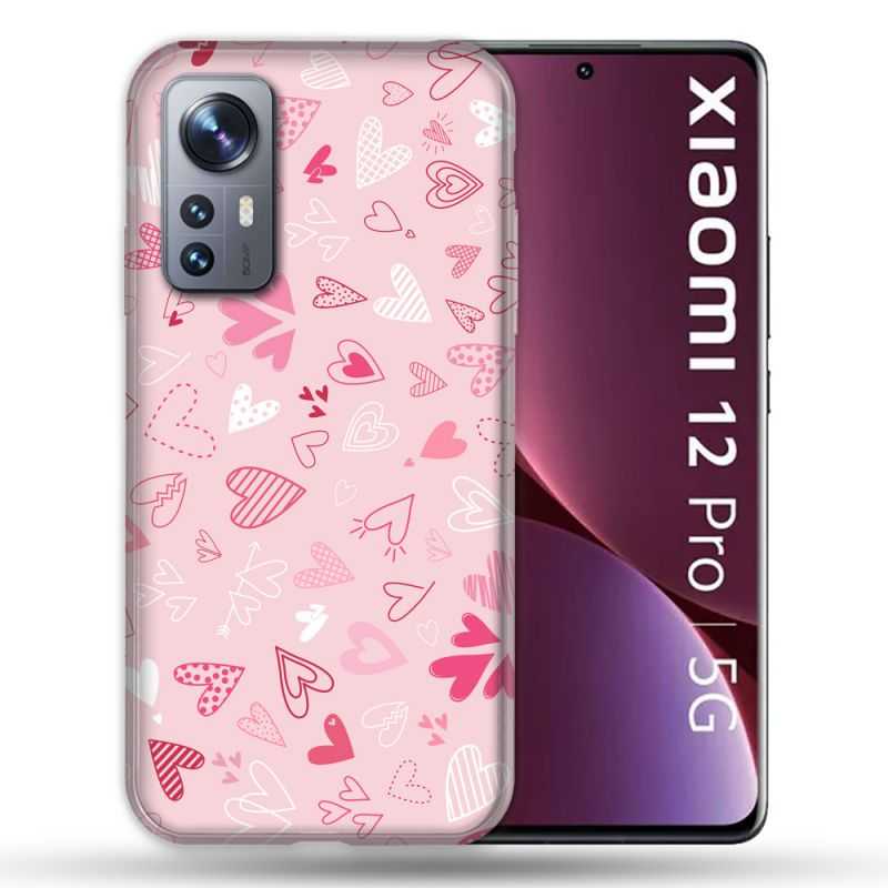 Coque Pour Xiaomi 12 Pro Amour Ptis Coeurs
