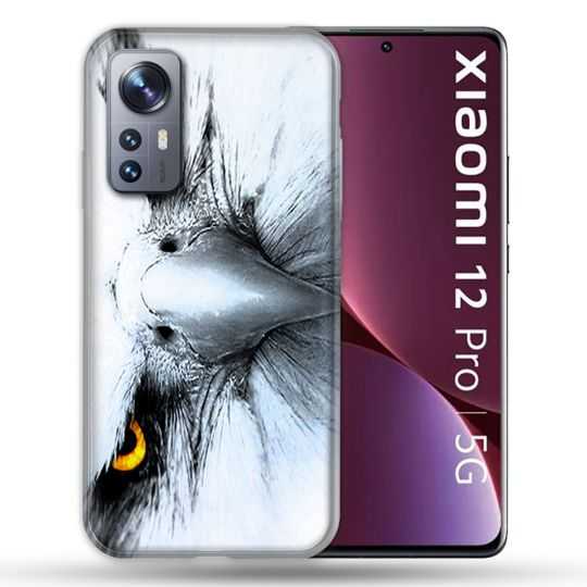 Coque Pour Xiaomi 12 Pro Animal Aigle Royal Blanc