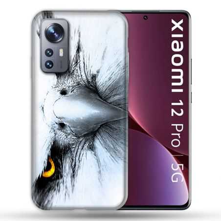 Coque Pour Xiaomi 12 Pro Animal Aigle Royal Blanc