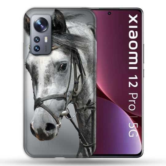 Coque Pour Xiaomi 12 Pro Animal Cheval Blanc