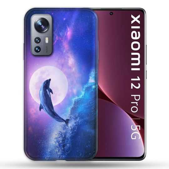 Coque Pour Xiaomi 12 Pro Animal Dauphin Vague