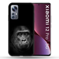 Coque Pour Xiaomi 12 Pro Animal Gorille Noir