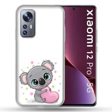 Coque Pour Xiaomi 12 Pro Animal Koala Cœur