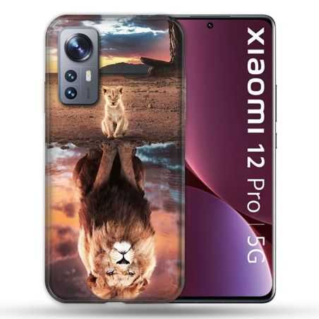 Coque Pour Xiaomi 12 Pro Animal Lion Reflet