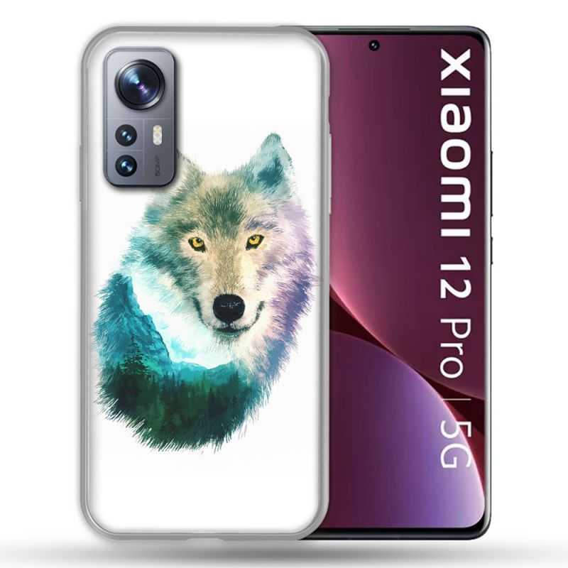 Coque Pour Xiaomi 12 Pro Animal Loup Montagne