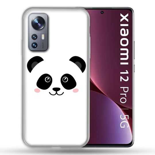 Coque Pour Xiaomi 12 Pro Animal Panda Blanc