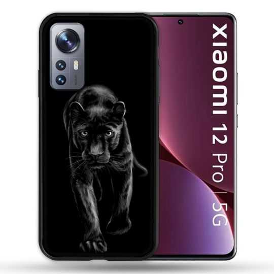 Coque Pour Xiaomi 12 Pro Animal Panthère Noire